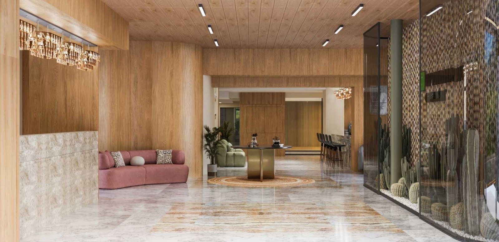 Apart room interior at Wyndham Garden Konyaaltı